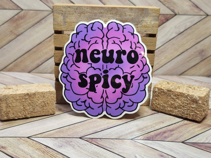 Neuro Spicy sticker: White