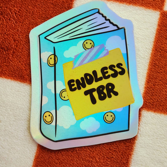 Endless TBR sticker: Holographic
